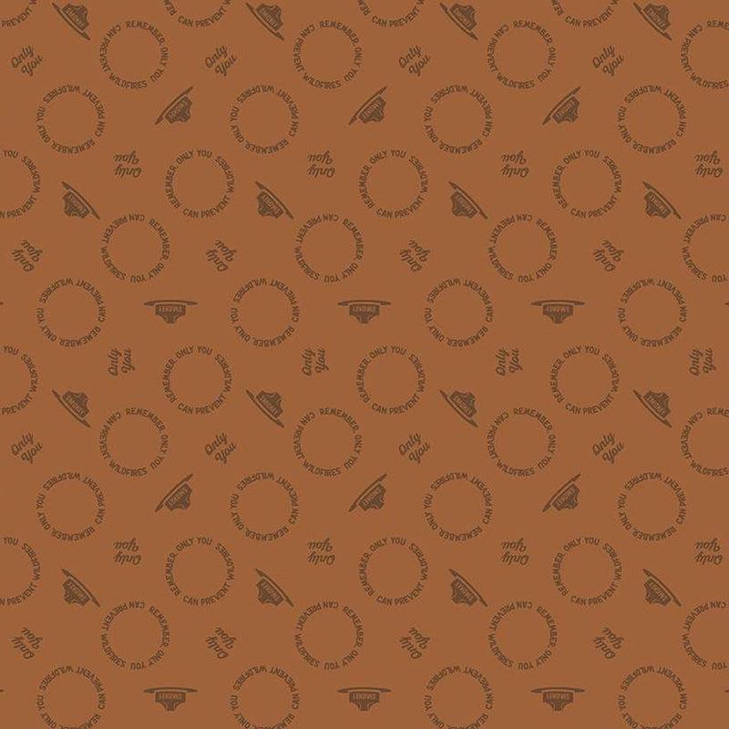 Only You Orange Text Toss Fabric