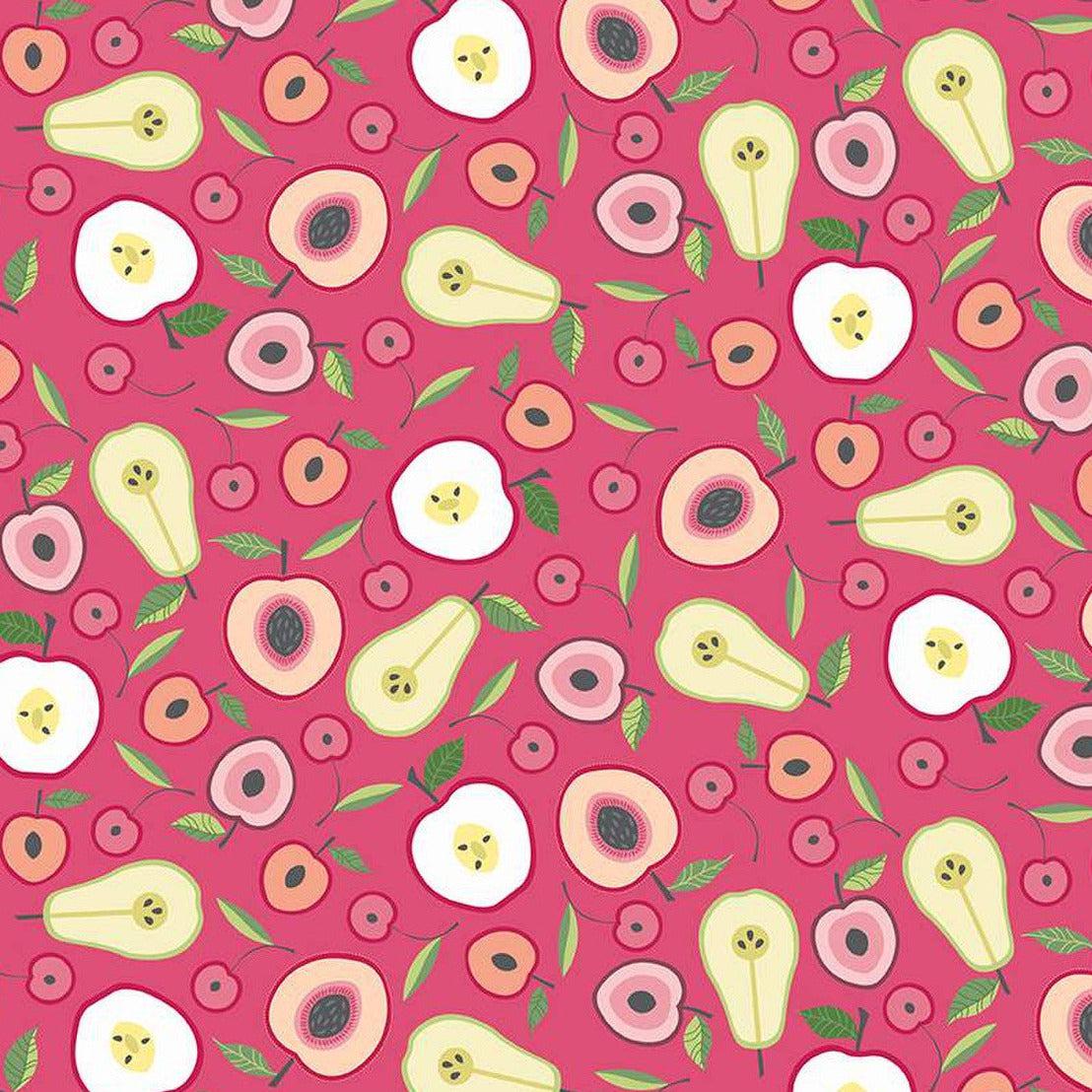 Orchard Cherry Fruit Halves Fabric-Riley Blake Fabrics-My Favorite Quilt Store