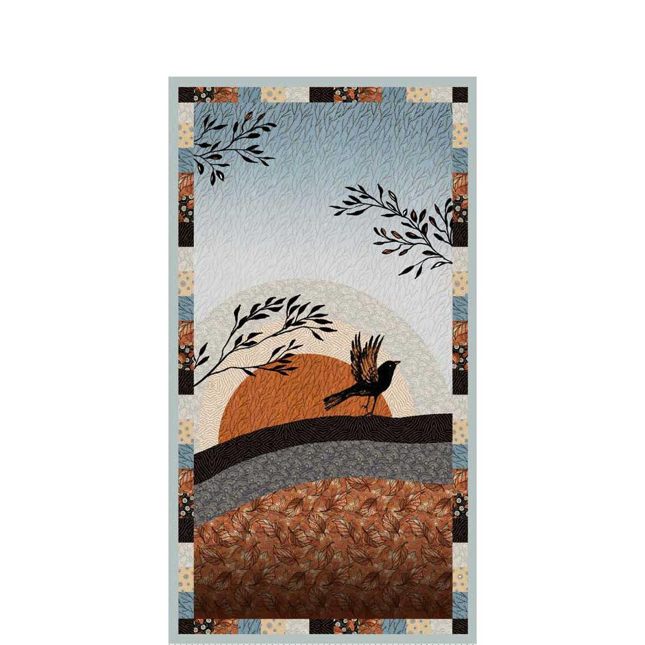 Origins Multi Sunrise 24" Panel-P & B Textiles-My Favorite Quilt Store