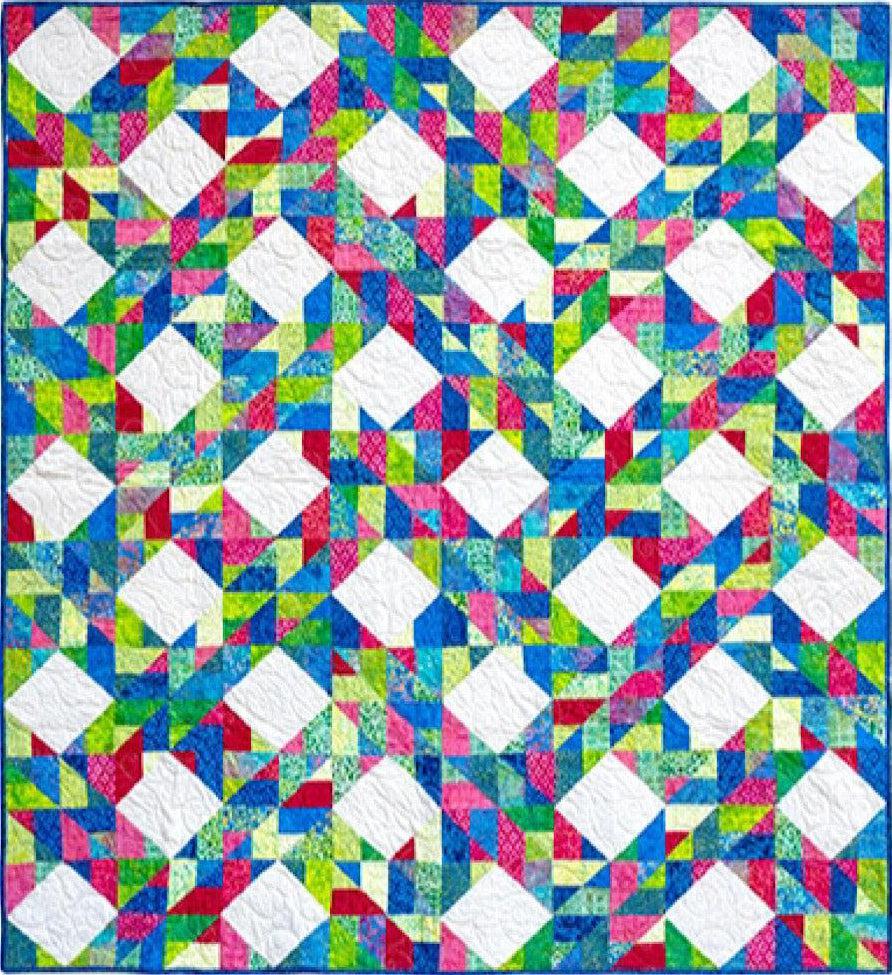 Ornate Gems Waffles Quilt Kit-Island Batik-My Favorite Quilt Store