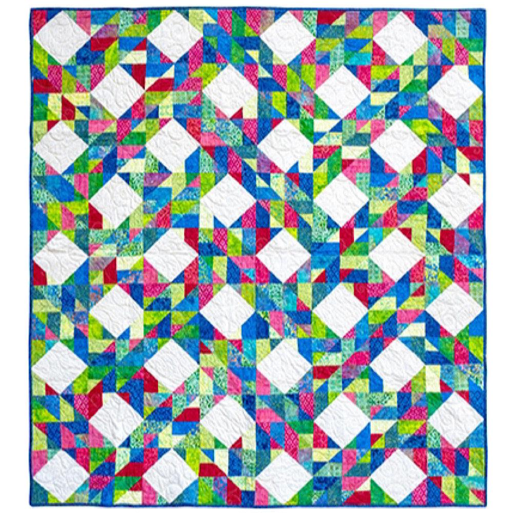 Ornate Gems Waffles Quilt Kit