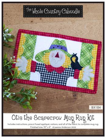 Otis the Scarecrow Mug Rug Kit-The Whole Country Caboodle-My Favorite Quilt Store