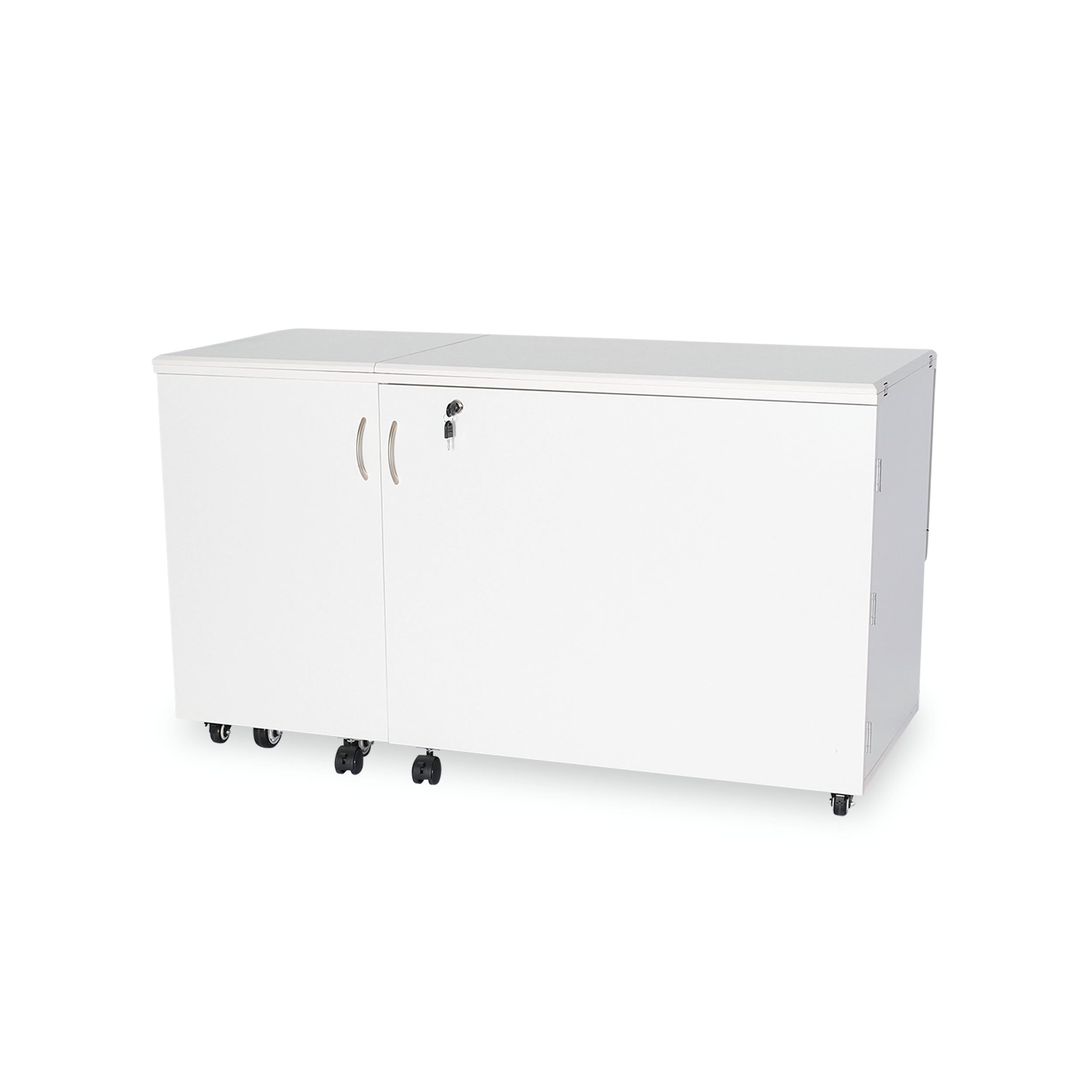 Outback Hydraulic XL Sewing Cabinet Ash White-Kangaroo Sewing Furniture-My Favorite Quilt Store