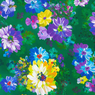 Painterly Petals - Meadow 10 Squares from Robert Kaufman Fabrics