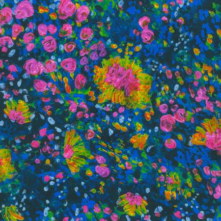 Painterly Petals Meadow Park Meadow Fabric-Robert Kaufman-My Favorite Quilt Store