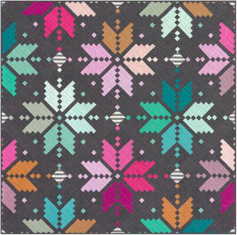 Palette Picks Knitted Star Quilt Kit-Robert Kaufman-My Favorite Quilt Store