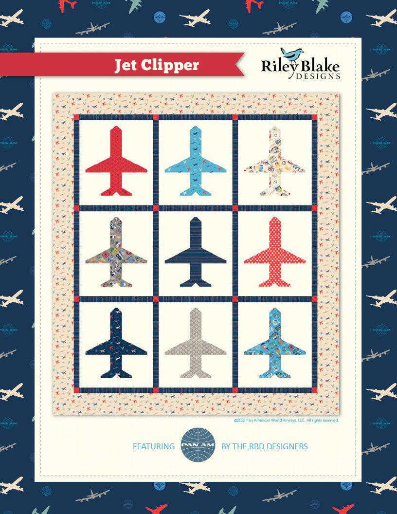 Pan Am Plane Quilt Pattern - Free Digital Download-Riley Blake Fabrics-My Favorite Quilt Store