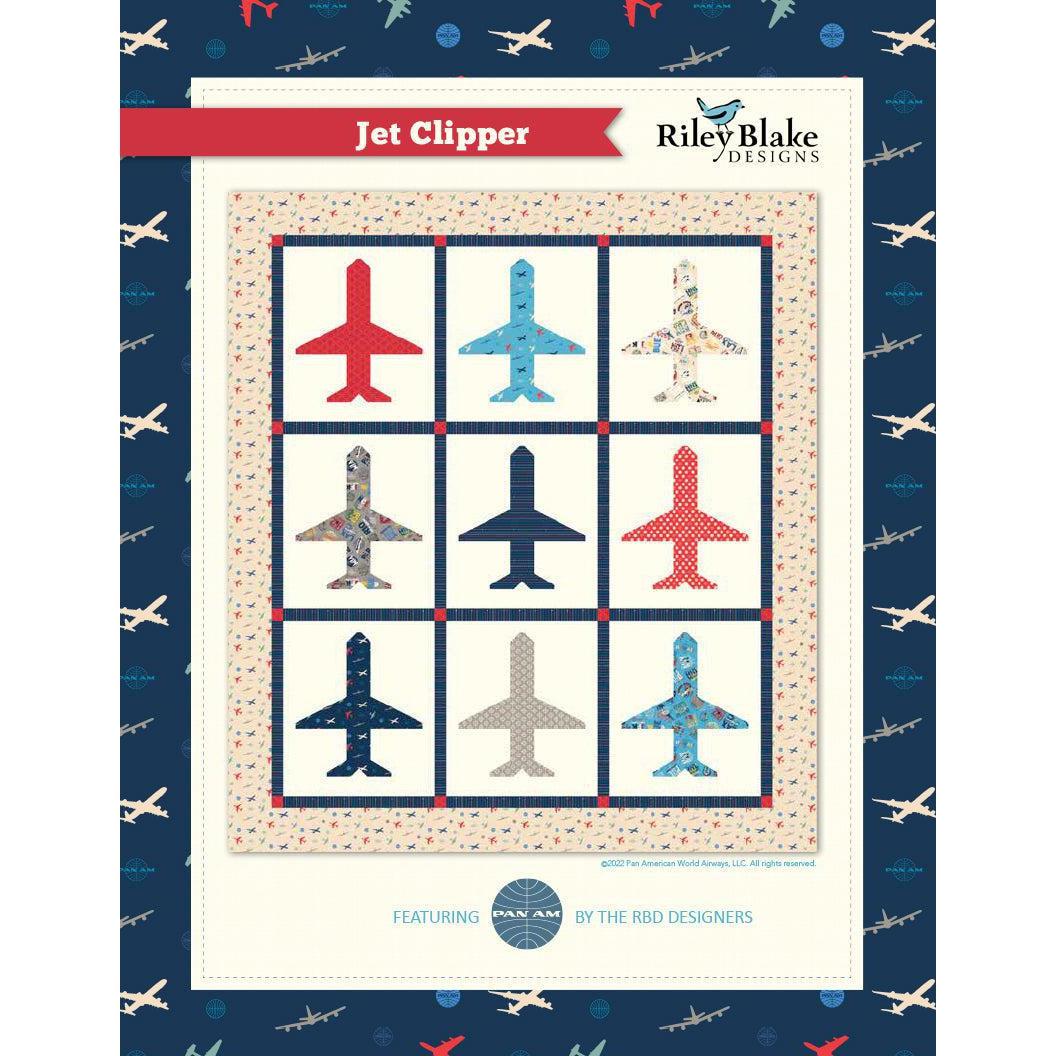Pan Am Plane Quilt Pattern - Free Digital Download-Riley Blake Fabrics-My Favorite Quilt Store