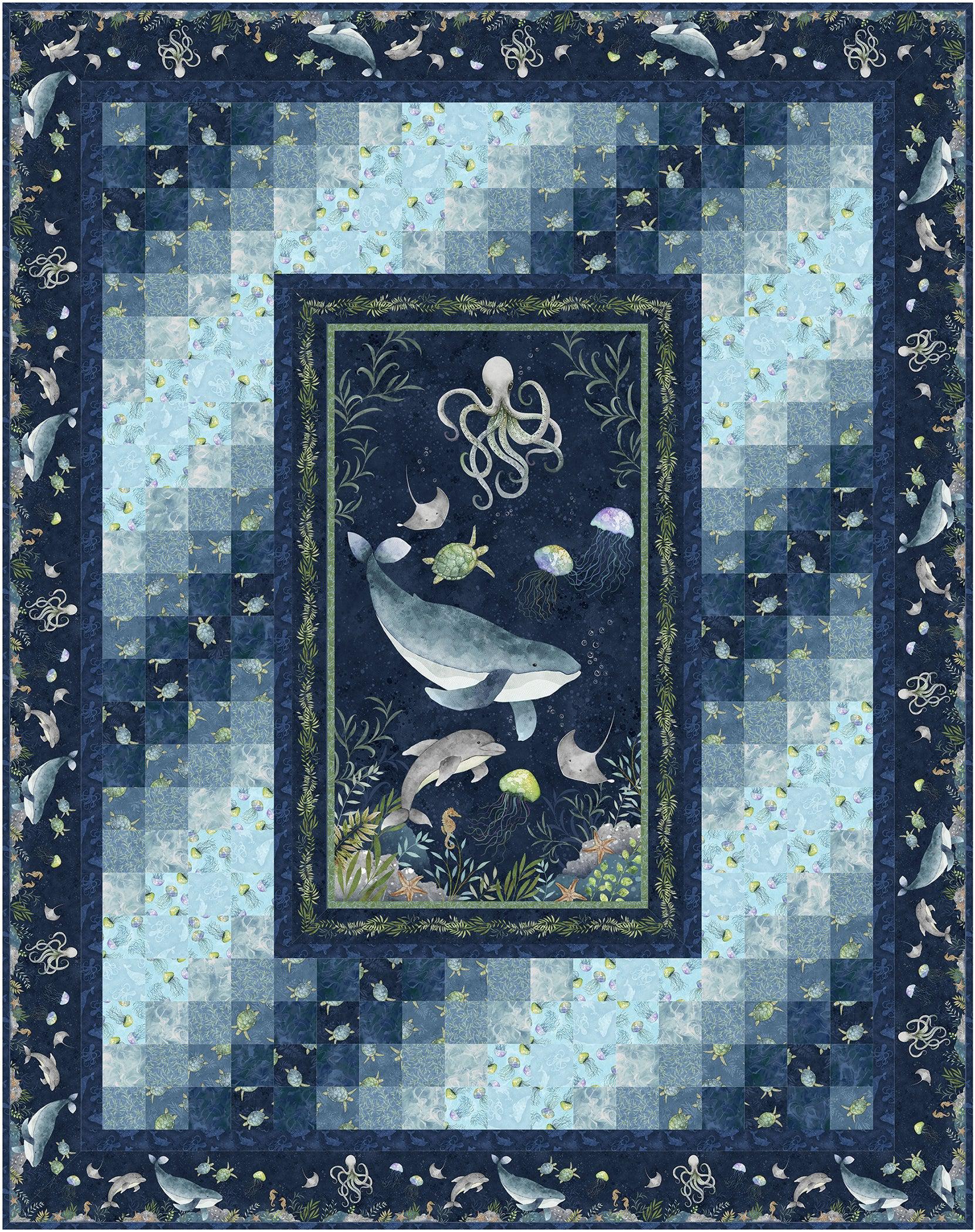 Paradise Bay Panel Quilt Pattern - Free Digital Download-Wilmington Prints-My Favorite Quilt Store