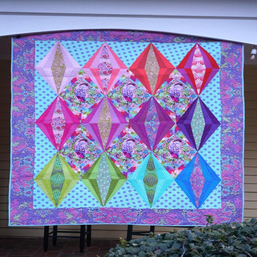 Parisville Crown Jewels Quilt Pattern - Free Digital Download-Free Spirit Fabrics-My Favorite Quilt Store