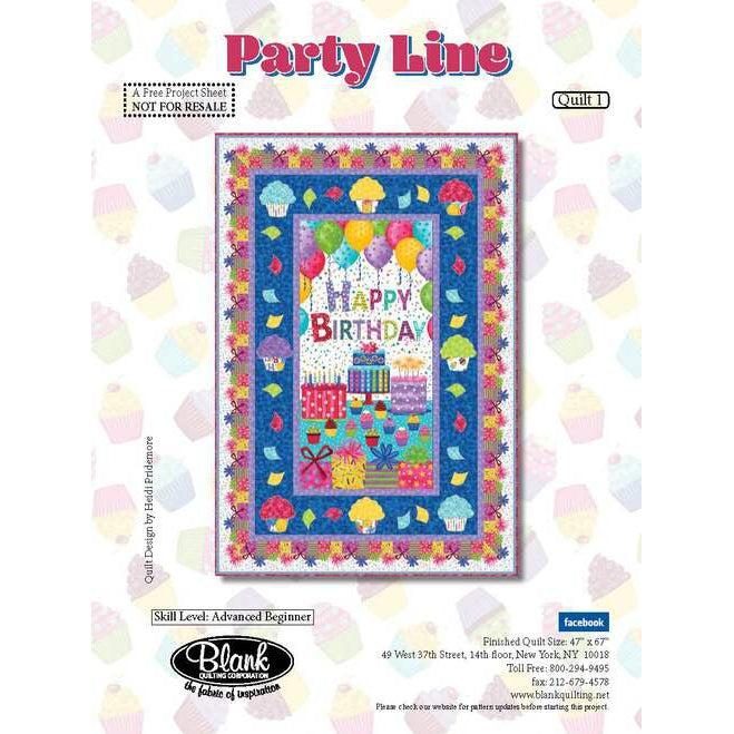Party Line Panel Quilt Pattern - Free Digital Download-Blank Quilting Corporation-My Favorite Quilt Store