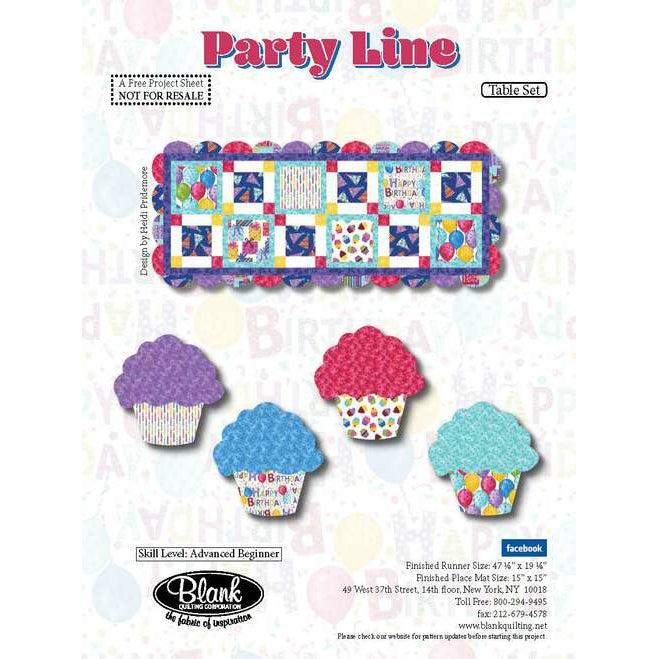 Party Line Table Runner Quilt Pattern - Free Digital Download-Blank Quilting Corporation-My Favorite Quilt Store