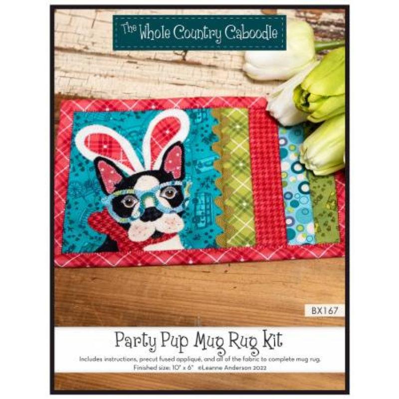 Party Pup Mug Rug Kit-The Whole Country Caboodle-My Favorite Quilt Store