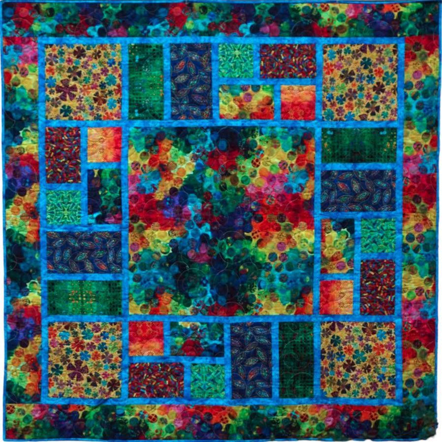Patchwork Party Quilt - Free Digital Download-Free Spirit Fabrics-My Favorite Quilt Store
