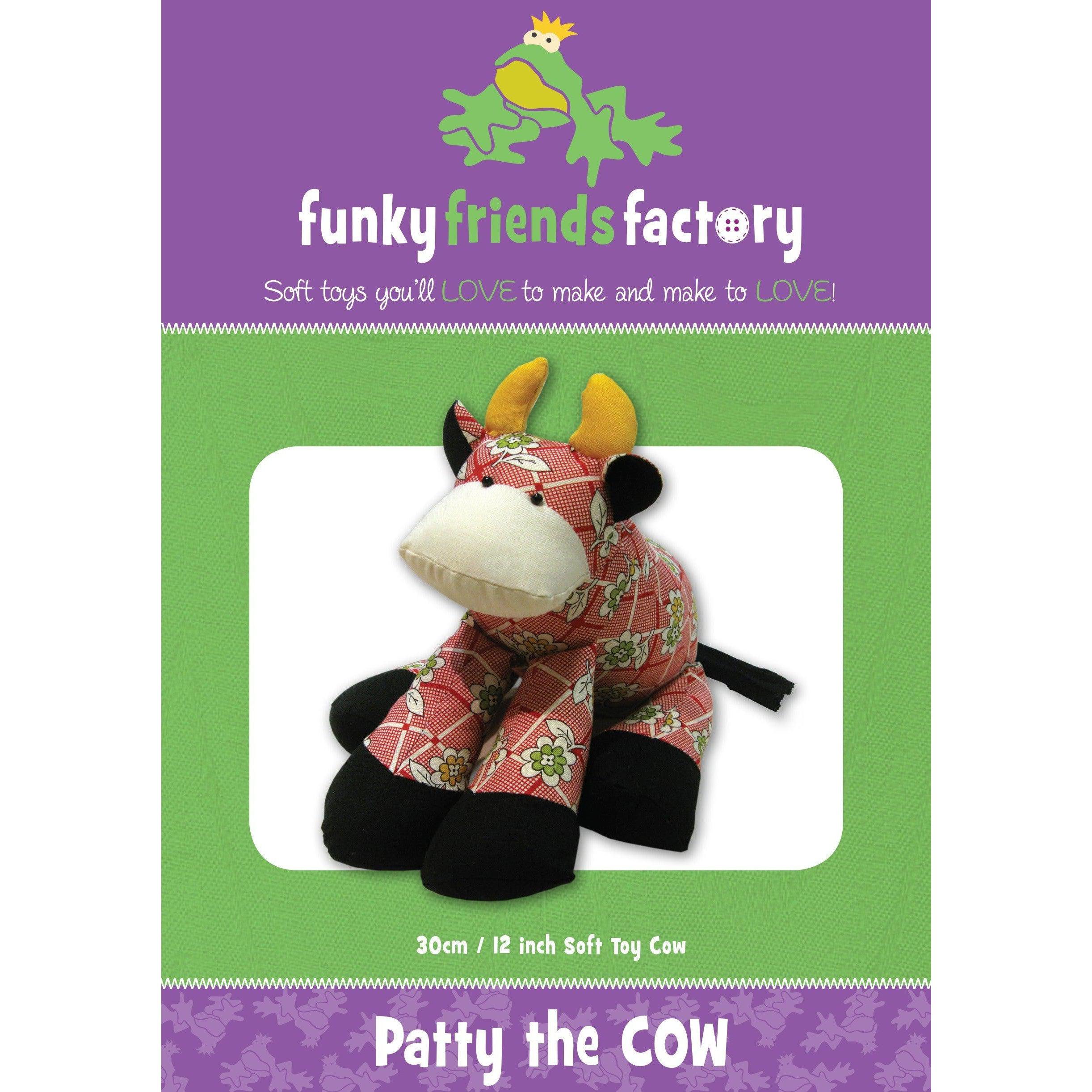 Patty The Cow Funky Friends Factory Pattern