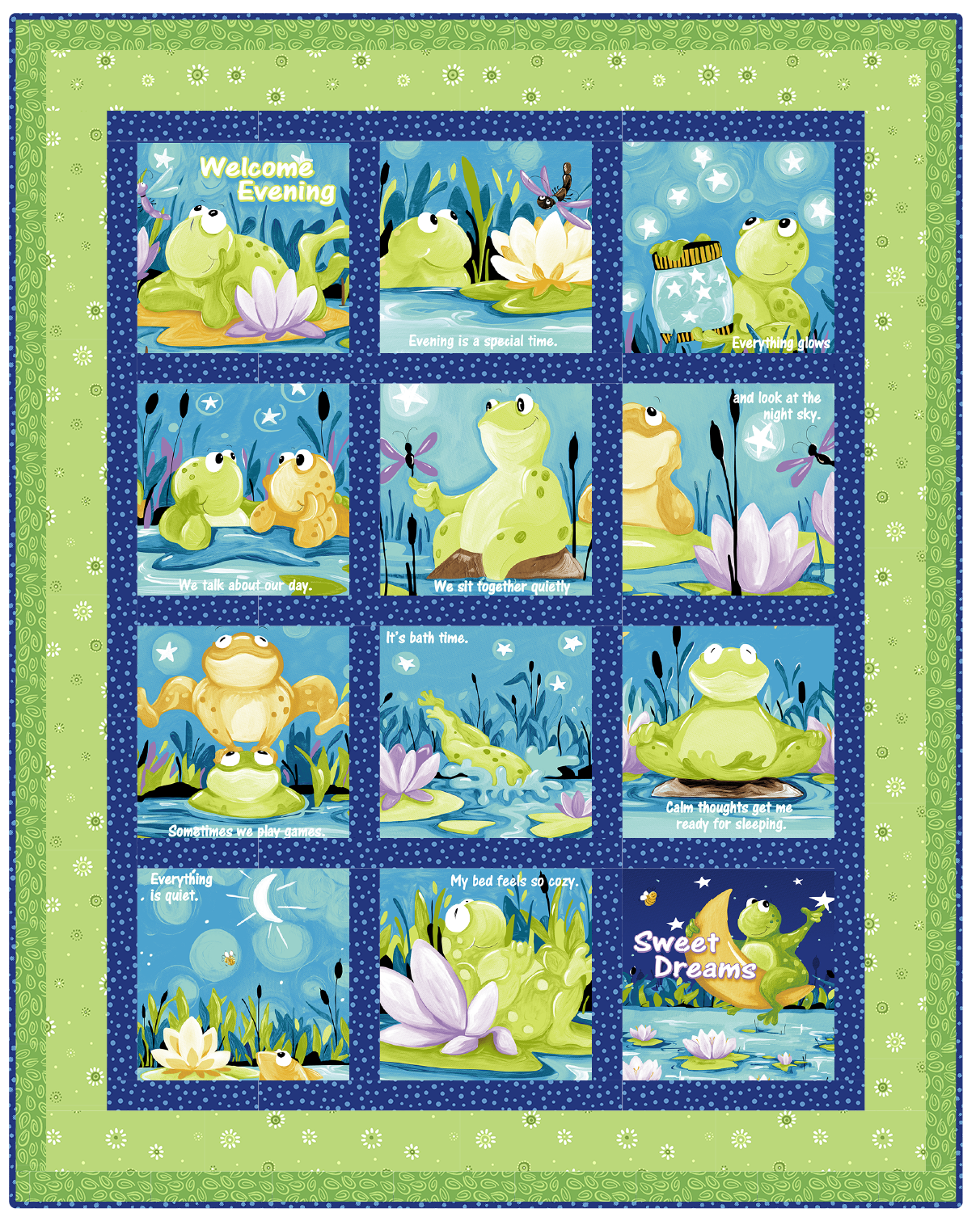 Paul's Pond Easy Storybook Panel Quilt Kit-Susybee-My Favorite Quilt Store