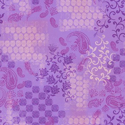 Petra Lilac Tonal Patchwork Fabric