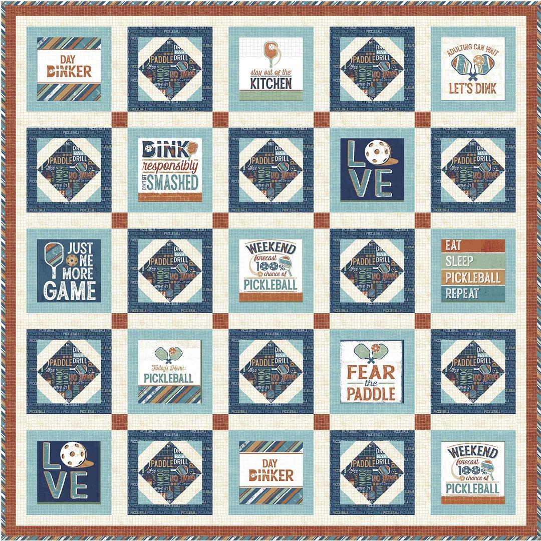 Pickleball Champ Quilt Pattern - Free Digital Download-P & B Textiles-My Favorite Quilt Store