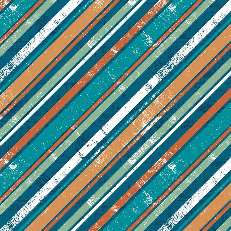 Pickleball Multi Diagonal Stripe Fabric-P & B Textiles-My Favorite Quilt Store