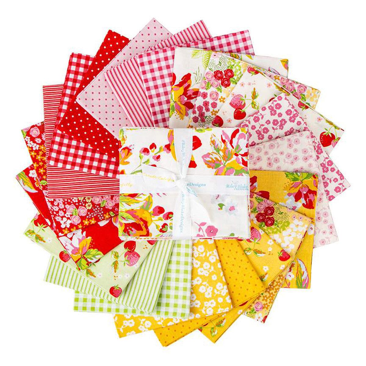 Picnic Florals Fat Quarter Bundle 21pc.-Riley Blake Fabrics-My Favorite Quilt Store