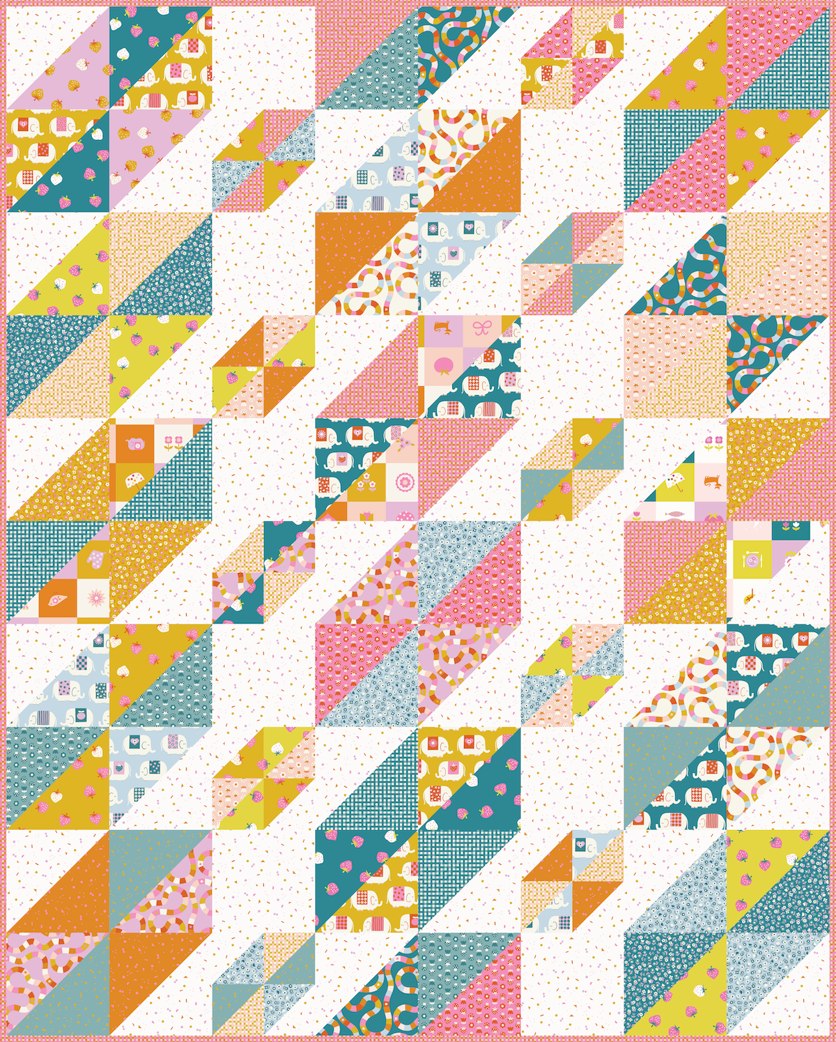 Picture Book Swift Quilt Kit-Moda Fabrics-My Favorite Quilt Store