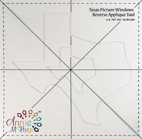 Picture Window Texas Mylar Template-Annie McHugs-My Favorite Quilt Store