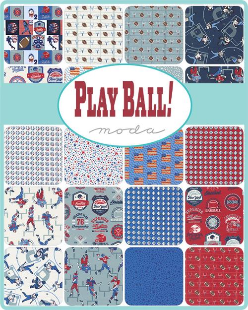 Play Ball 2 1/2" Jelly Roll 40pc-Moda Fabrics-My Favorite Quilt Store