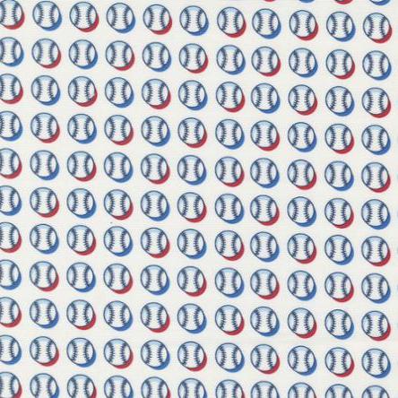 Play Ball Chalk Novelty Fastball Fabric-Moda Fabrics-My Favorite Quilt Store