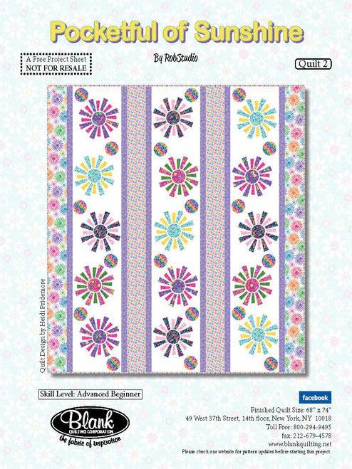 Pocketful of Sunshine Applique Quilt Pattern-Blank Quilting Corporation-My Favorite Quilt Store