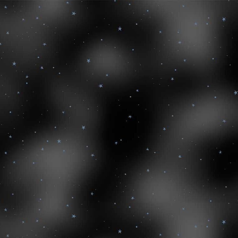 Practical Magic Black Starry Skies Fabric-P & B Textiles-My Favorite Quilt Store