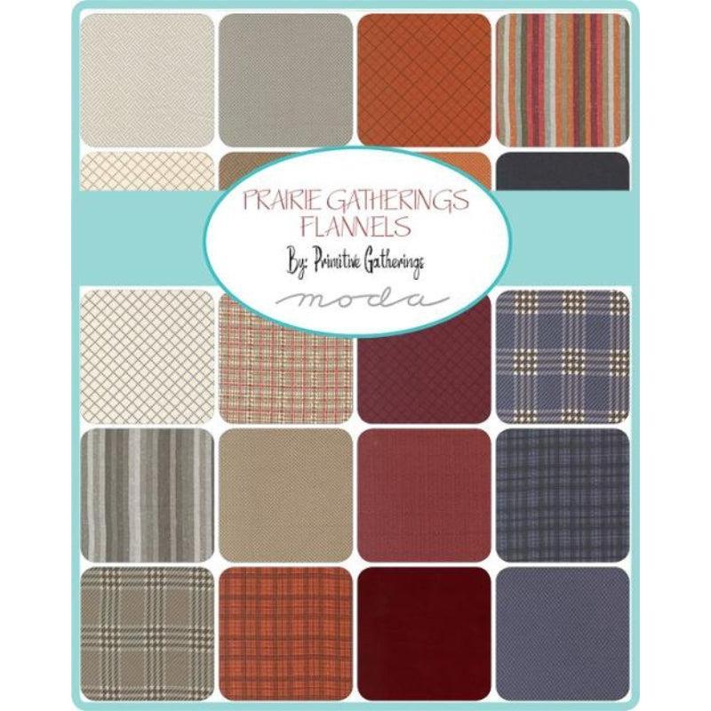 Prairie Gatherings Flannel 5″ Charm Pack 42pc-Moda Fabrics-My Favorite Quilt Store