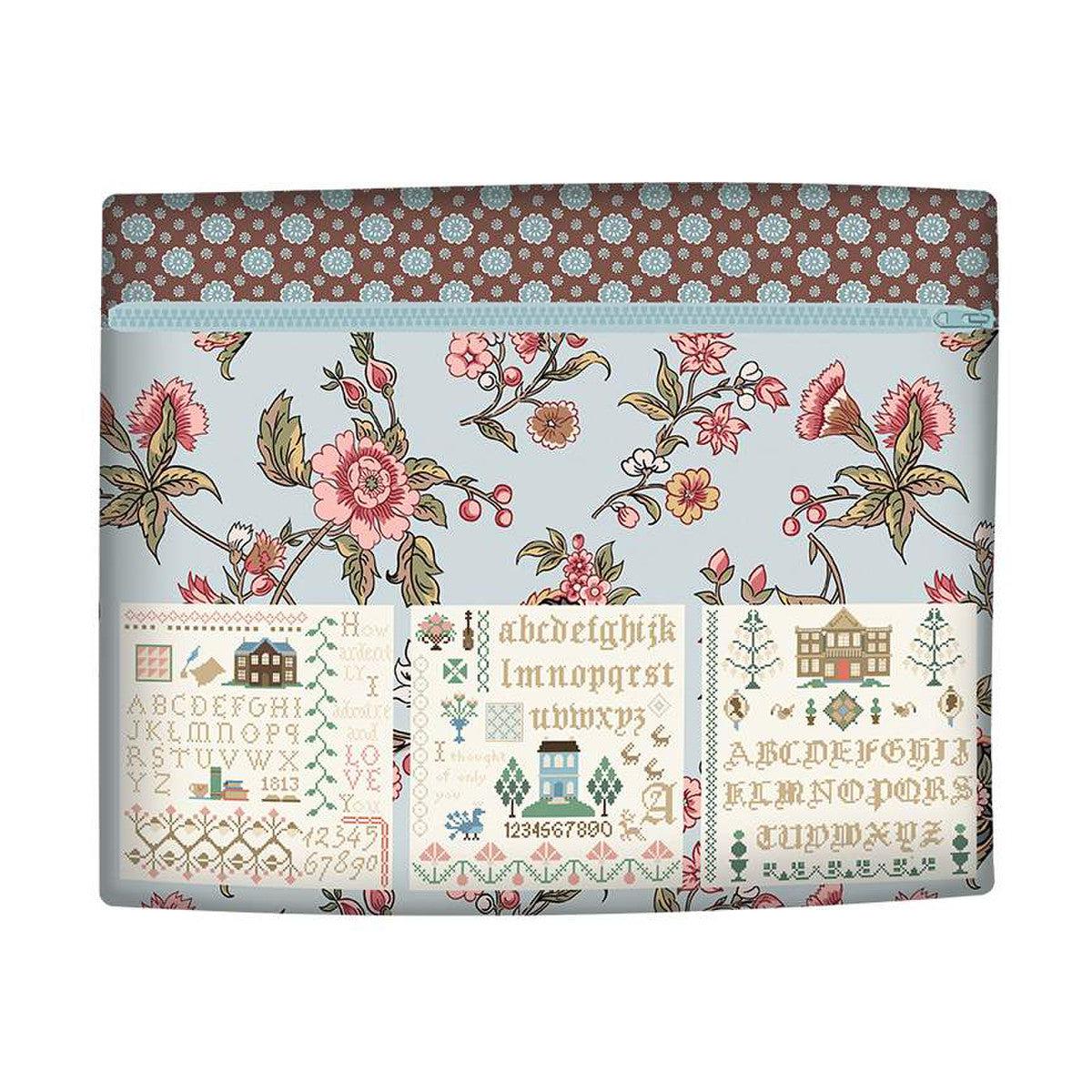 Pride and Prejudice Home Decor Zipper Bags and Labels 56" Panel-Riley Blake Fabrics-My Favorite Quilt Store