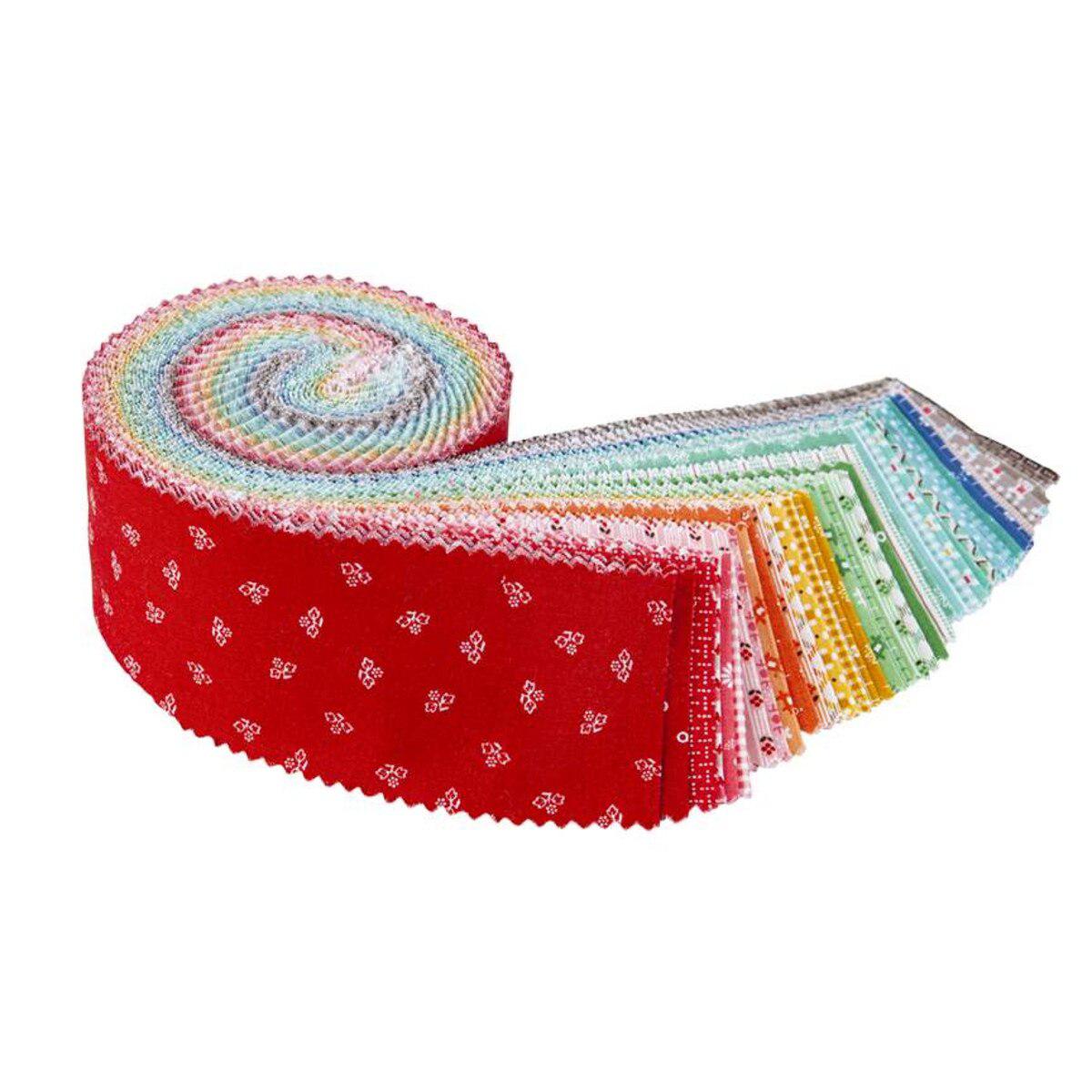 Prim 2 1/2" Rolie Polie 40pc-Riley Blake Fabrics-My Favorite Quilt Store