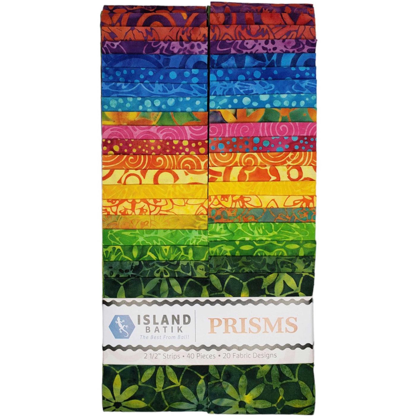 Prisms Batik 2½" Strip Set-Island Batik-My Favorite Quilt Store