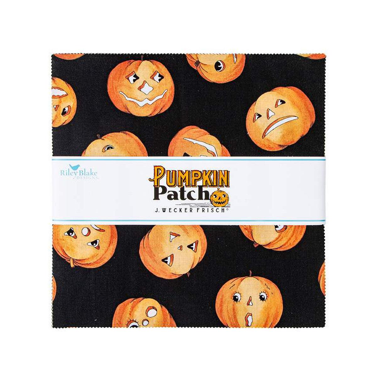 Pumpkin Patch 10" Layer Cake-Riley Blake Fabrics-My Favorite Quilt Store
