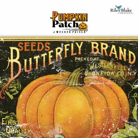 Pumpkin Patch 10" Layer Cake-Riley Blake Fabrics-My Favorite Quilt Store