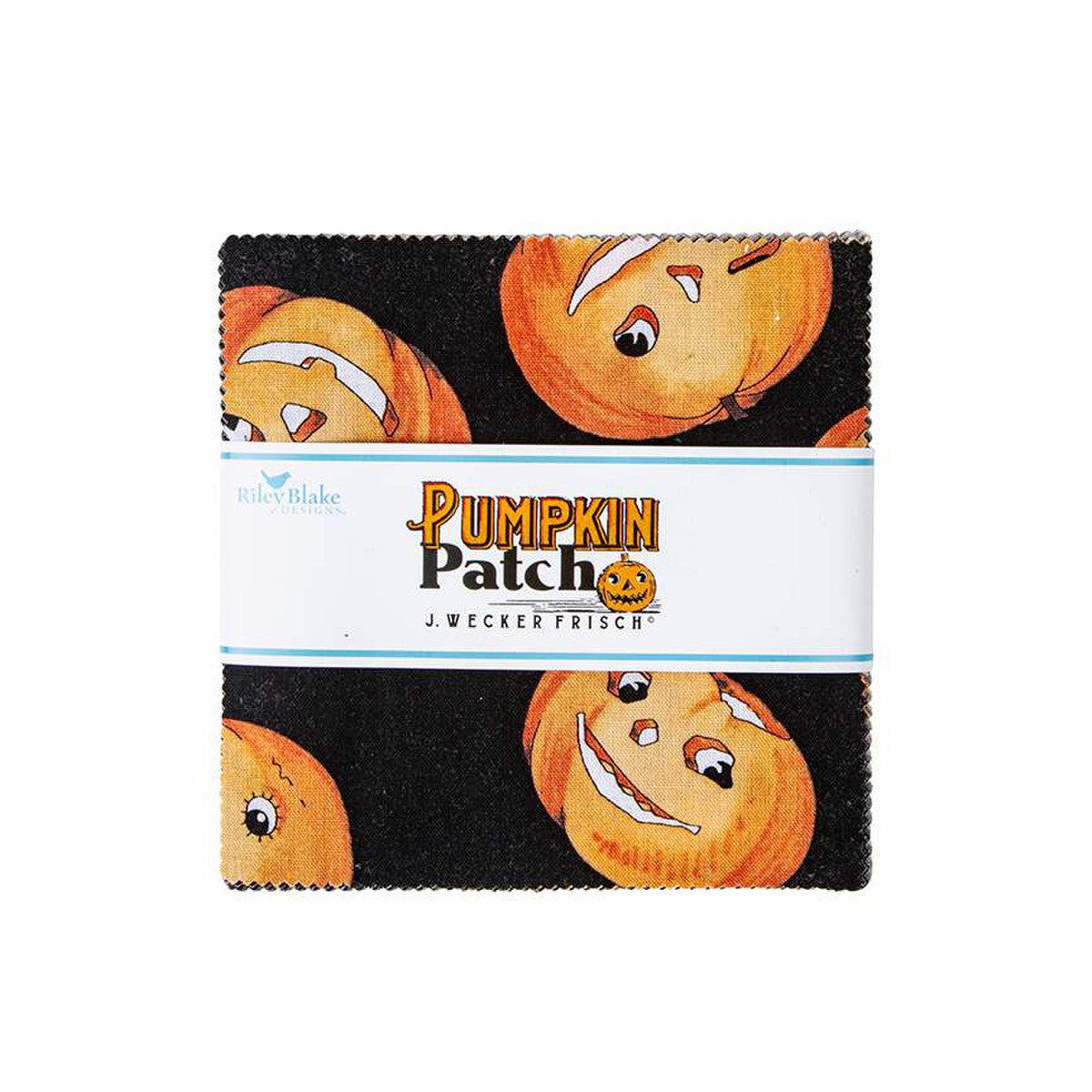 Pumpkin Patch 5" Charm Pack-Riley Blake Fabrics-My Favorite Quilt Store