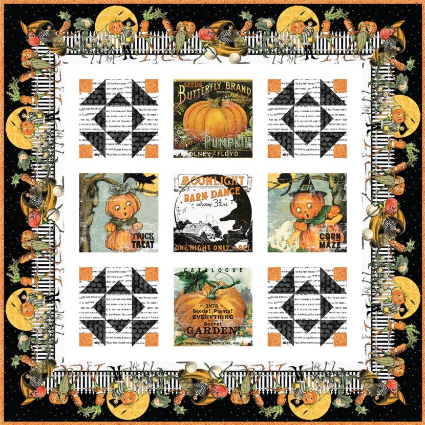 Pumpkin Patch Barn Dance Quilt Kit-Riley Blake Fabrics-My Favorite Quilt Store