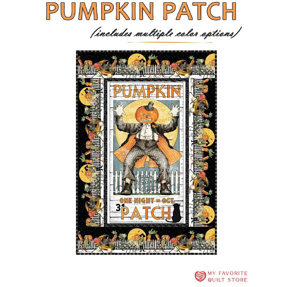 Pumpkin Patch Main Panel Quilt Pattern - Digital Free Download