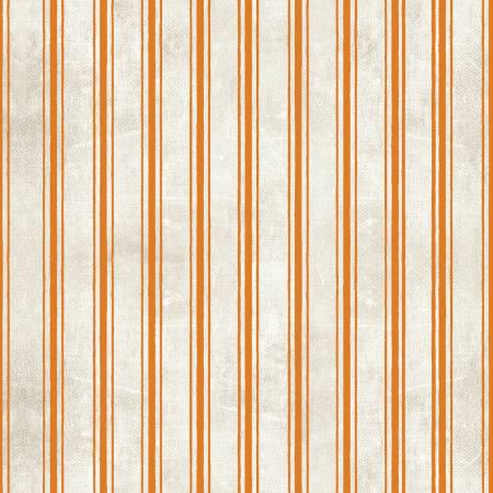 Pumpkin Patch Orange Terrifying Ticking Fabric-Riley Blake Fabrics-My Favorite Quilt Store