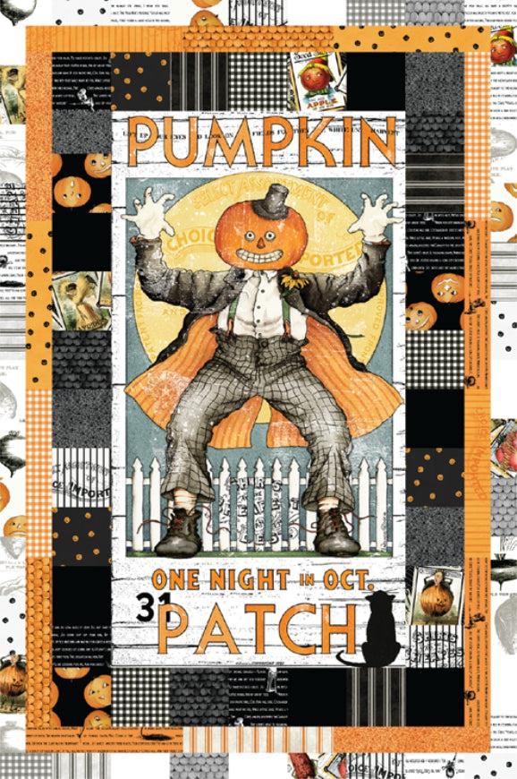 Pumpkin Patch Patchy Panel Quilt Pattern - Digital Free Download-Riley Blake Fabrics-My Favorite Quilt Store