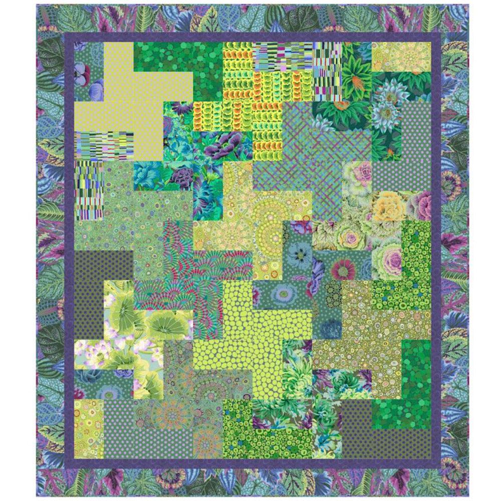 Quickstep Kaffe Meadow Colorway Quilt Kit