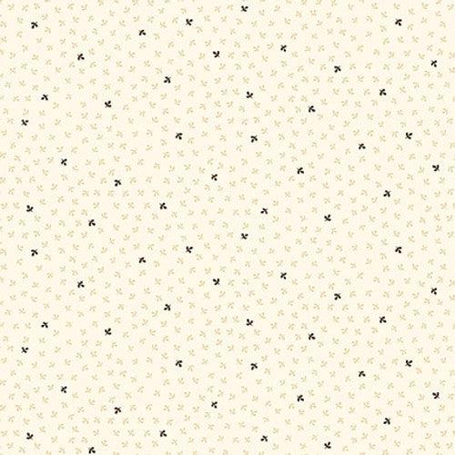 Quiet Grace Cream Leaf Pile Fabric-Henry Glass Fabrics-My Favorite Quilt Store