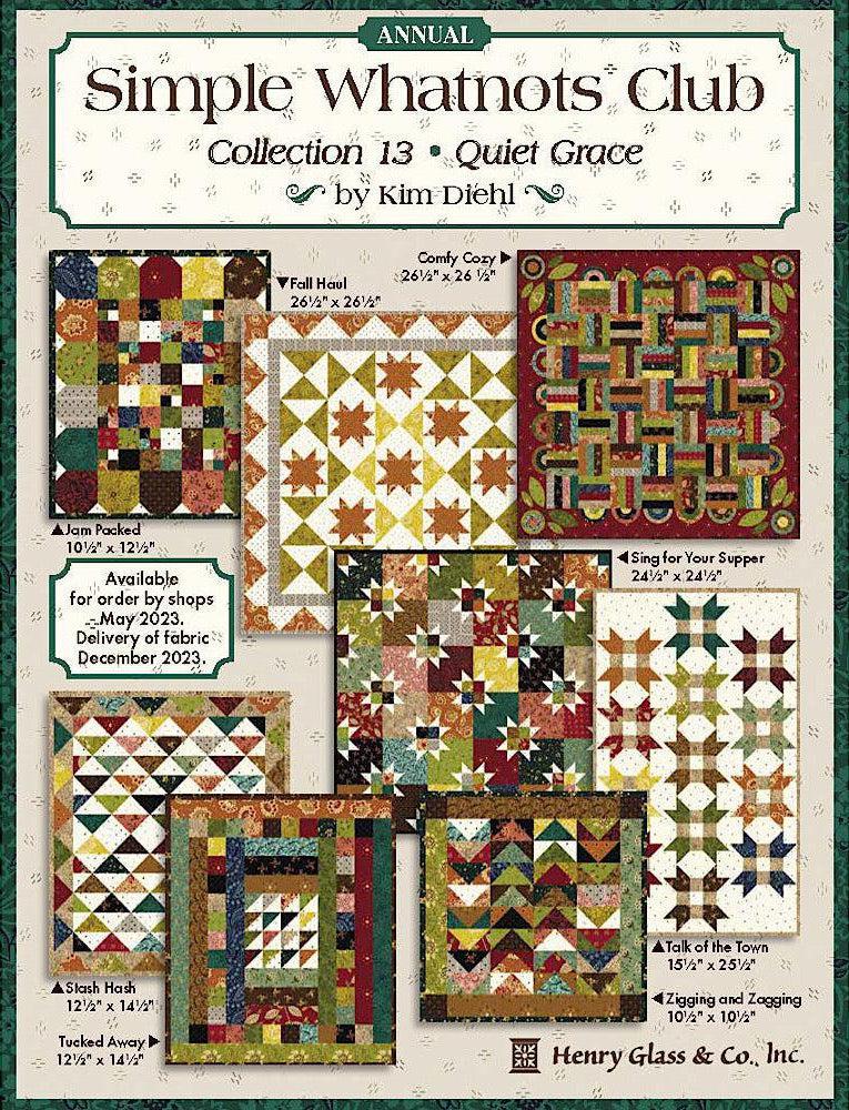 Quiet Grace -Simple Whatnots 13 - Fan Club-Henry Glass Fabrics-My Favorite Quilt Store