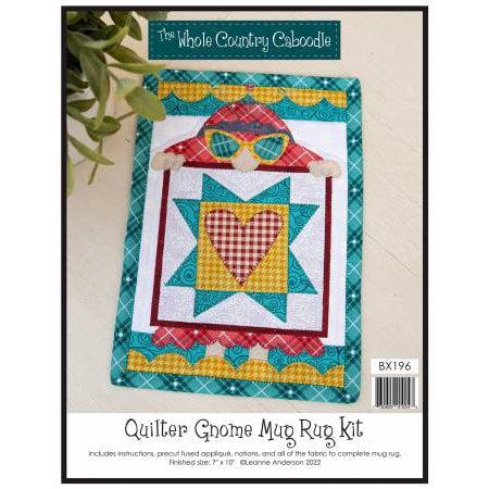 Quilter Gnome Mug Rug Kit-Whole Country Caboodle-My Favorite Quilt Store