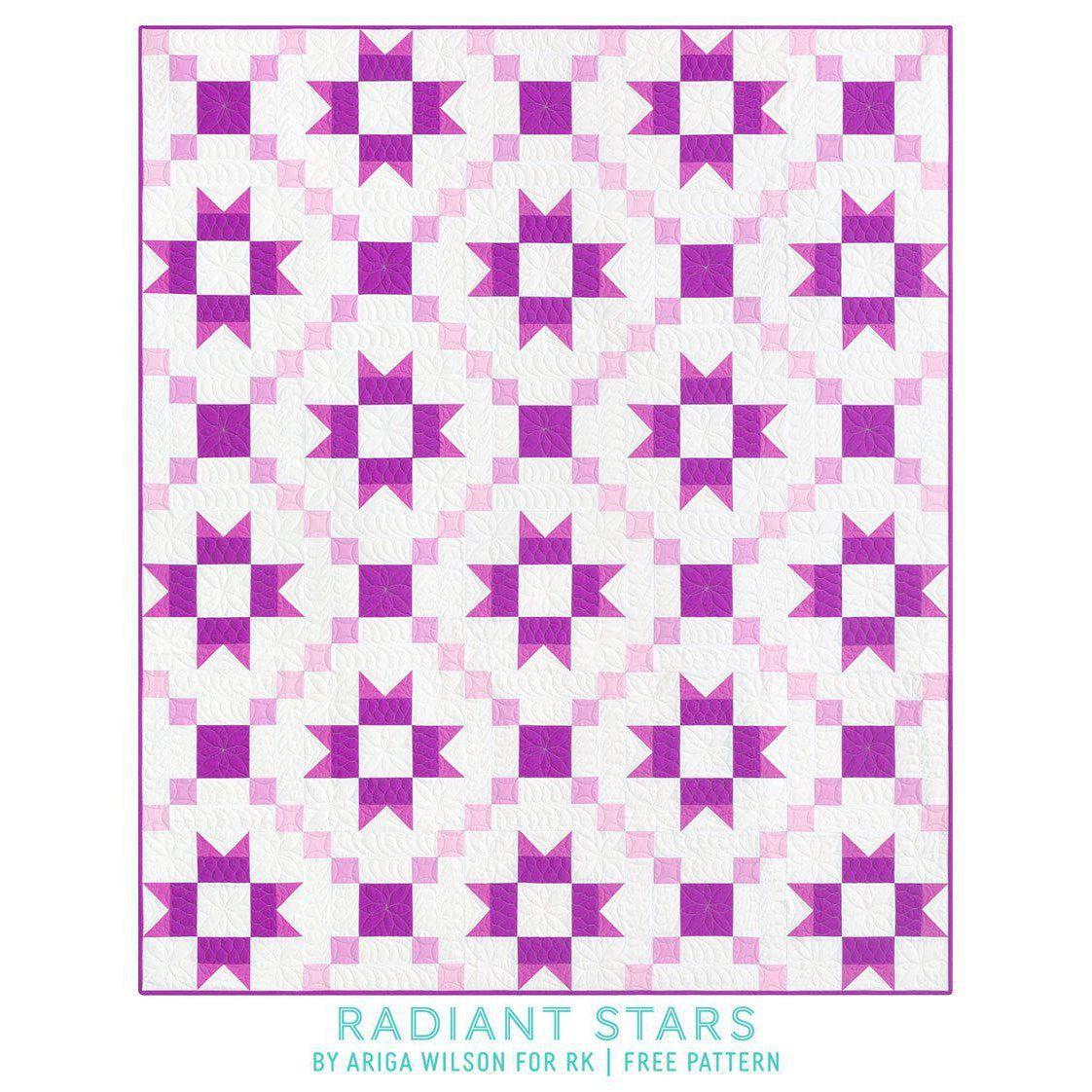 Radiant Stars COTY Quilt Pattern - Free Pattern Download-Robert Kaufman-My Favorite Quilt Store