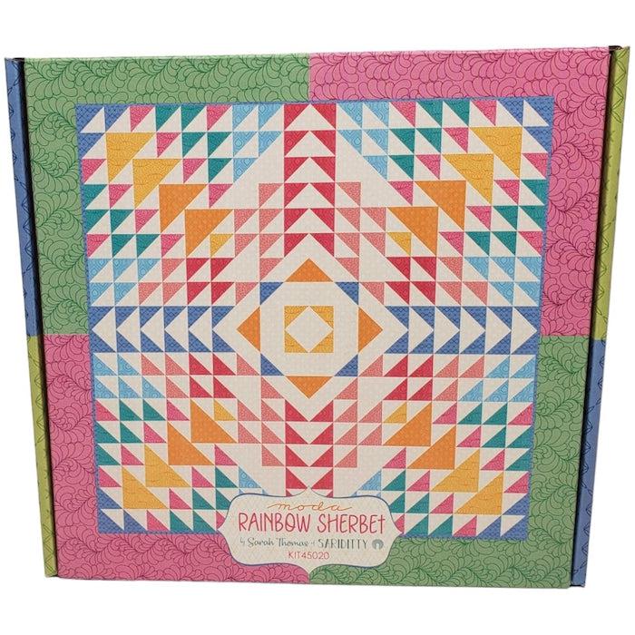 Rainbow Sherbet Quilt Kit-Moda Fabrics-My Favorite Quilt Store