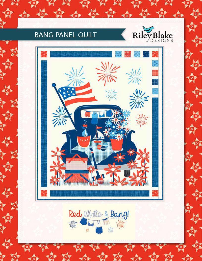 Red White And Bang Panel Quilt Pattern - Free Digital Download-Riley Blake Fabrics-My Favorite Quilt Store