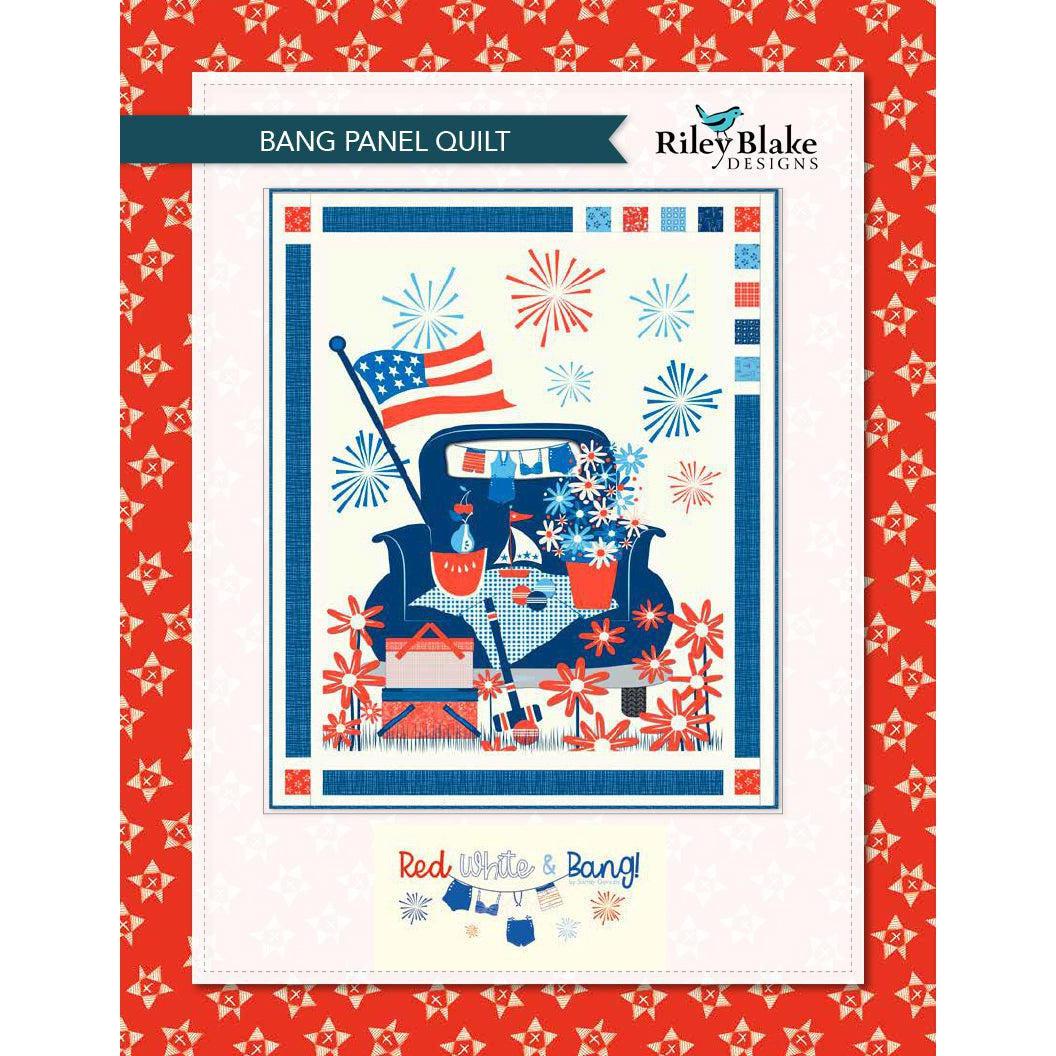 Red White And Bang Panel Quilt Pattern - Free Digital Download-Riley Blake Fabrics-My Favorite Quilt Store