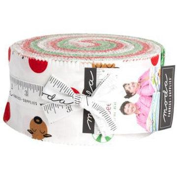 Reindeer Games 2 1/2" Jelly Roll-Moda Fabrics-My Favorite Quilt Store